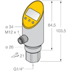 Turck Drucksensor PS400R3012UPN8XH1141