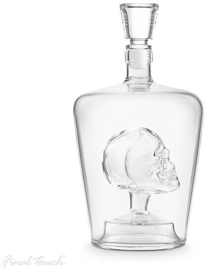 Final Touch Brain Freeze Skull Decanter Set