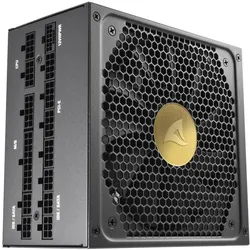 Sharkoon Netzteil REBEL P30 Gold WH 1000W ATX3.0 PCIe Gen5 12VHPWR 135mm Zero RPM Mode 80 PLUS Gold