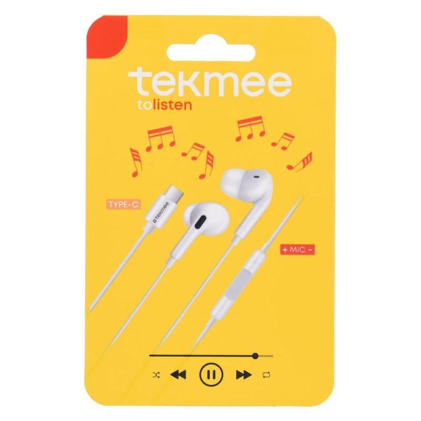 Tekmee Kopfhörer Stereo USB-C In-Ear mit Kabel (Kabelgebunden) (40 43 01 63)