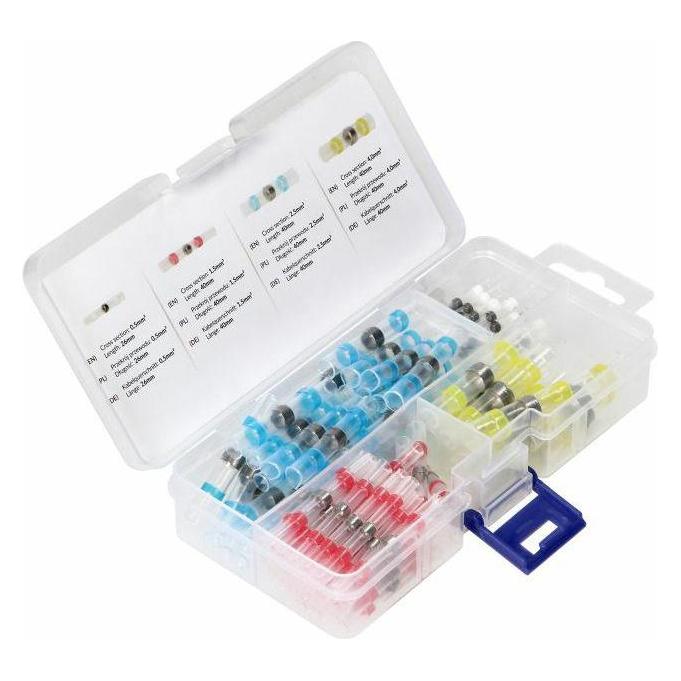 Orno ZESTAW KOŃCÓWEK KABLOWYCH SHRINK-WITH-TIN 100szt (100x) (OR-KK-8115)