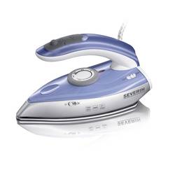 Severin BA 3234 Reisebügeleisen Silber-Blau 1000 W