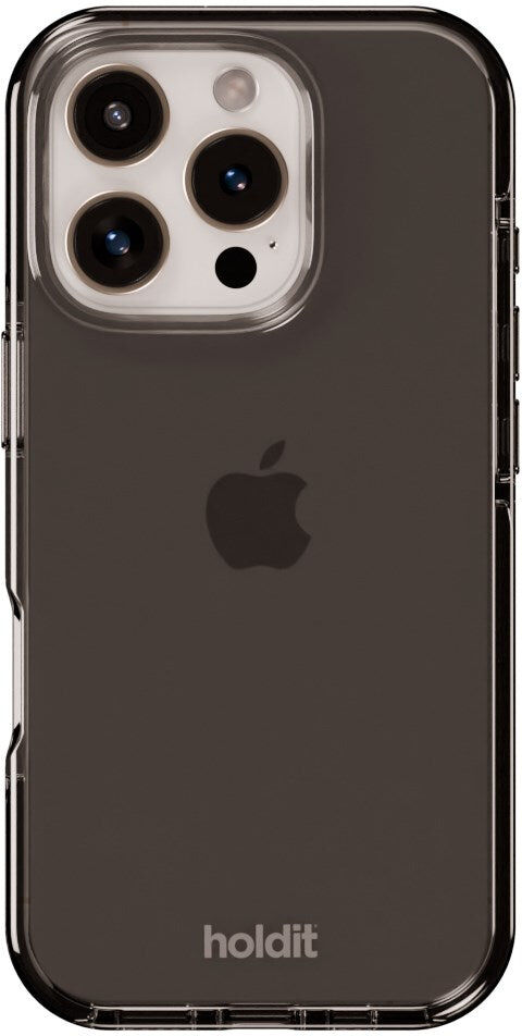 Holdit iPhone 16 Pro Seethru Cover - Black