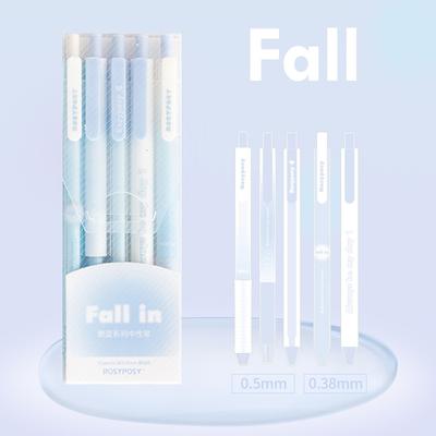 Gradient Gel Pen Set, Hand Account Good looking Pen, Pen For Student Stationery Supplies, Office Accessories blue