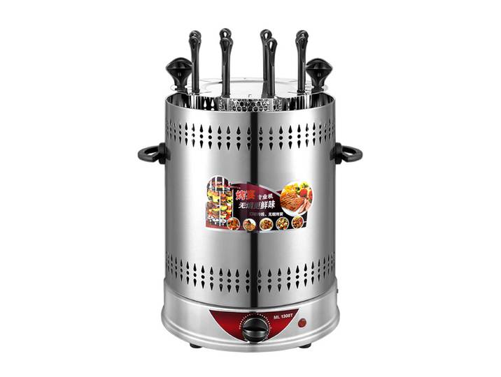 Grill de barbecue Vertical électrique sans fumée faisant la Machine Machine rotative de brochette de Kebab de viande