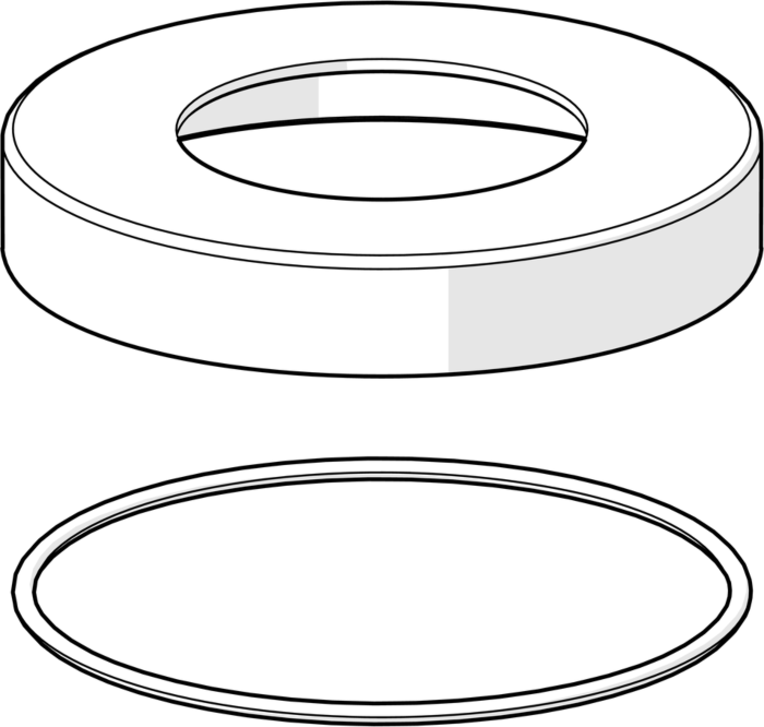 Deckplatte 59914672 d 72 mm,HANSA