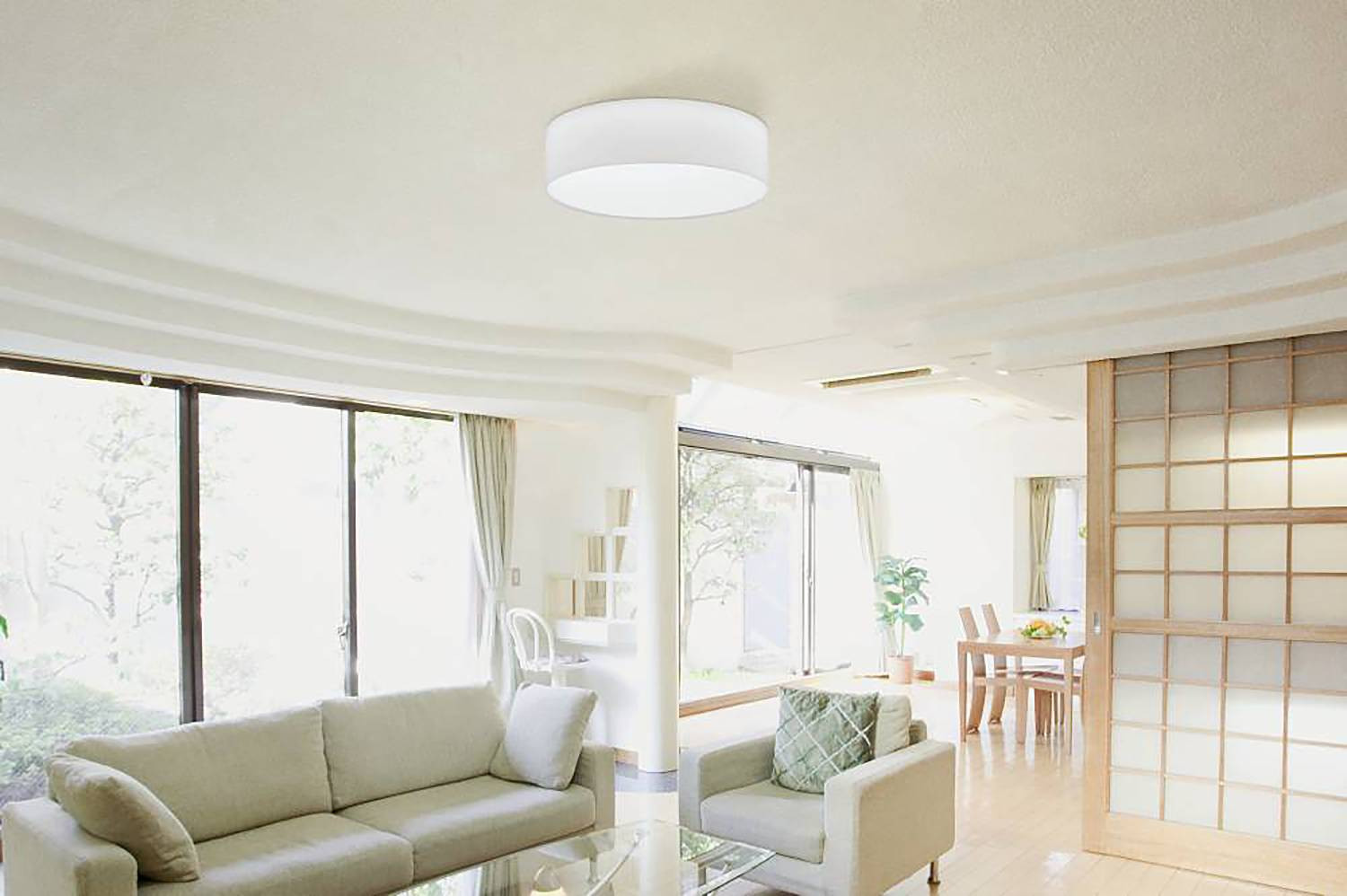 Eglo Plafondlamp Wit met 3 E27 fittingen