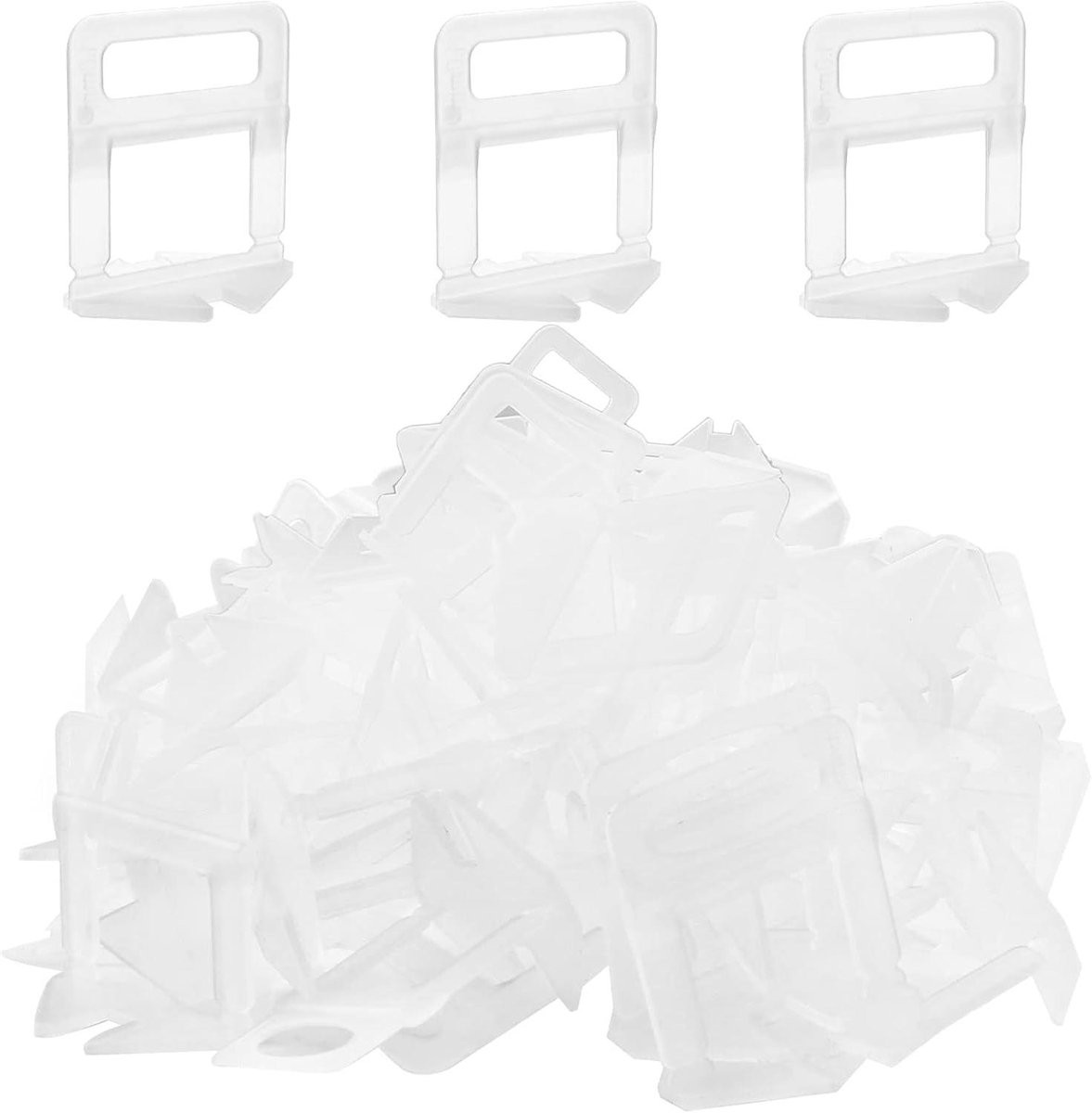 Tegel Leveling Systeem Wit - 500 Stuks Tegel Spacers voor Vlak Leggen met Minimale Voeg van 1mm