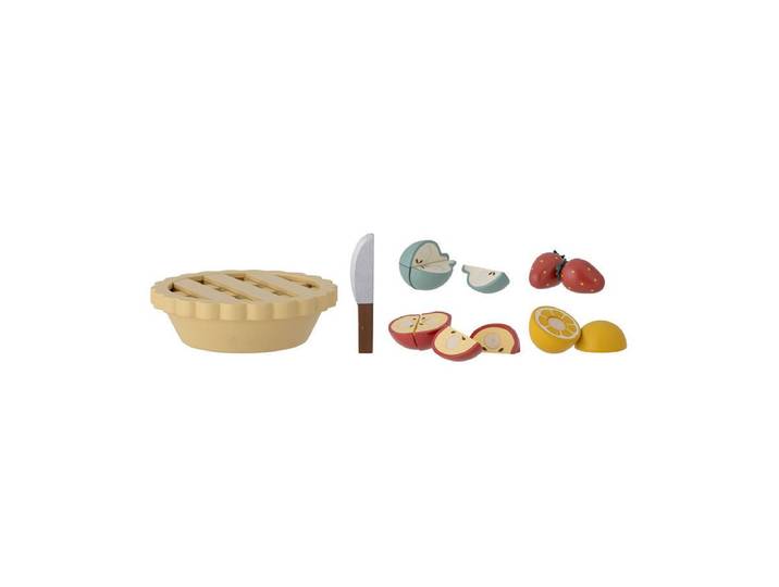 Kinder Spielset Gabriel - Obsttorten-Backset aus Holz - Bunt - Luxusbetten24