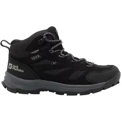 Jack Wolfskin, Unisex, Wanderschuhe, Vojo Tour Texapore Mid K (33), Schwarz