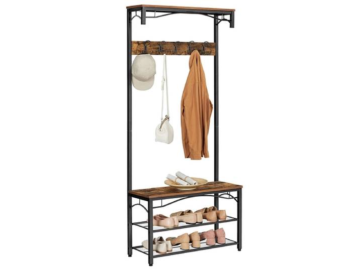 Garderobe SONGMICS HOLD 80x32x178.5cm vintage braun
