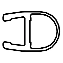 HSK Ersatzteile O-Dichtung, Höhe: 2.010 mm, Transparent, E100078-6-1-99 E100078-6-1-99