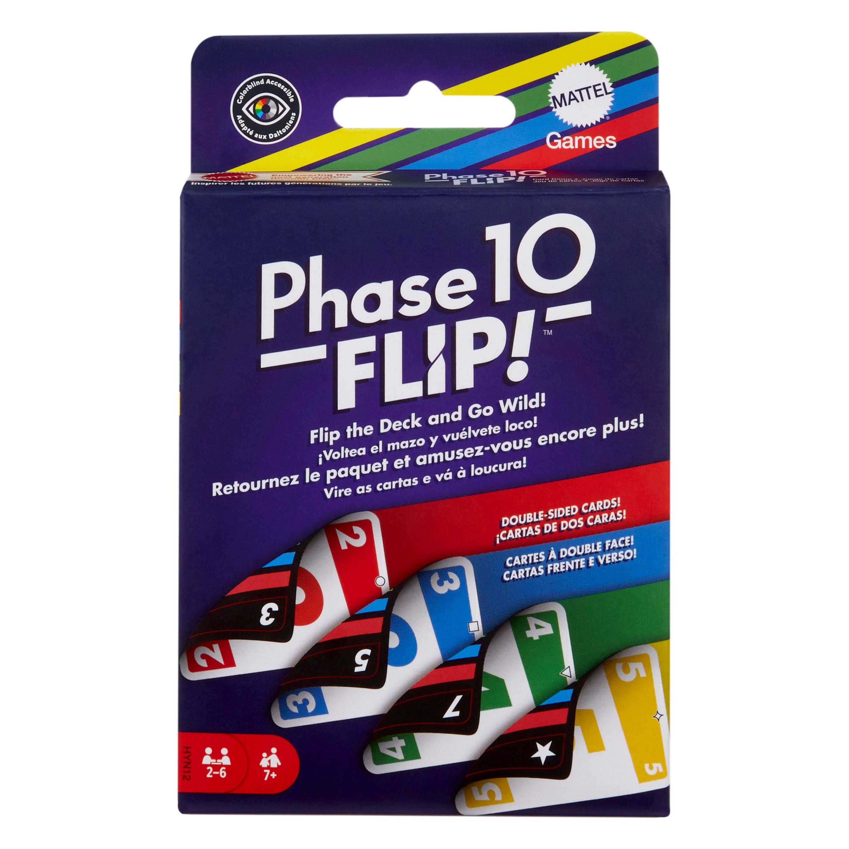 Games Phase 10 Flip (Deutsch, Multilingual, 2 - 6 Spieler) (HYN12)