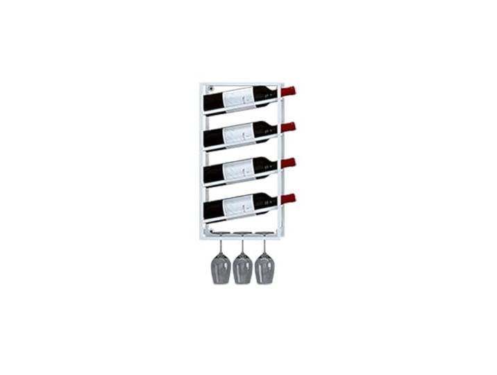 Weinregal, Stark und stabil, platzsparend, for Restaurants, Wohnzimmer, Bars(White,Small)