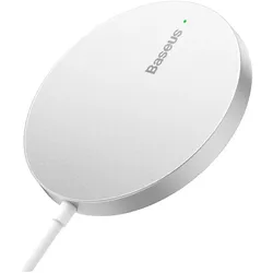 Baseus Simple Mini3 Magnetic (15 W), Wireless Charger, Weiss