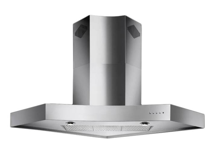 AIRONE hotte d'angle ZEUS ANGOLARE (100 cm - Acier Inox)