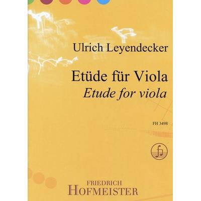 Etüde für Viola, Taschenbuch von Ulrich Leyendecker, Hofmeister