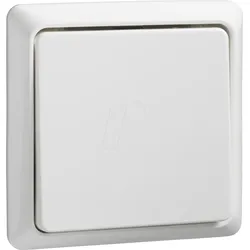 ELSO 506304 - Taster 42V/1A, Aufputz, flach, 1S, RENOVIERUNG, reinweiß