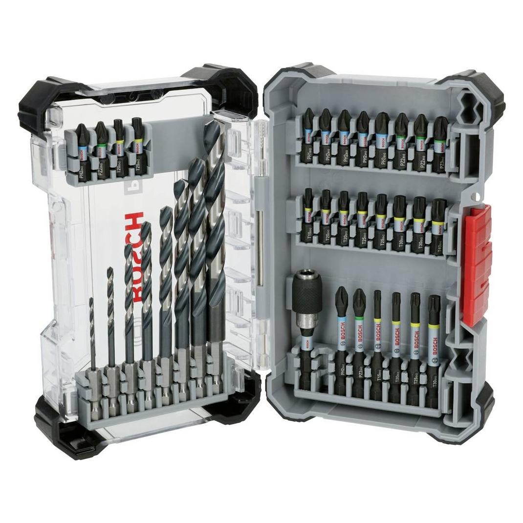 Bosch Professional Zubehör PRO Impact Schrauberbits und Metallbohrer Set (2608521U80)