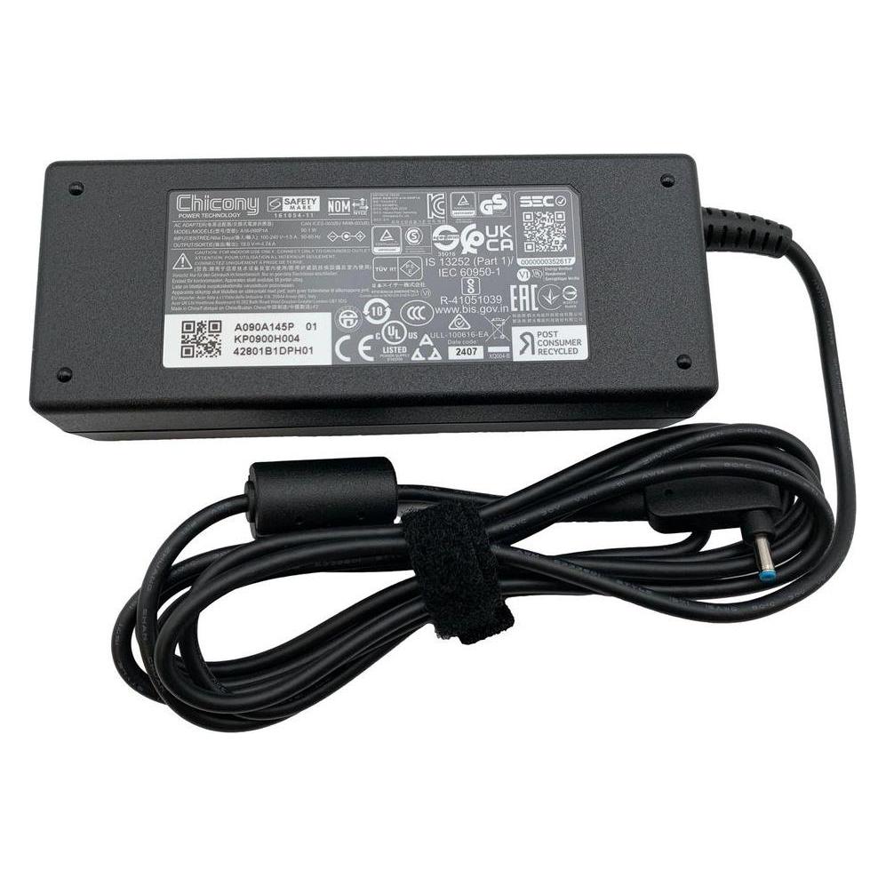 Acer AC Adapter 90W / 4.74 A / 3.42V / 1.1 x 3 x 7.7mm (90 W) (KP.0900H.004)