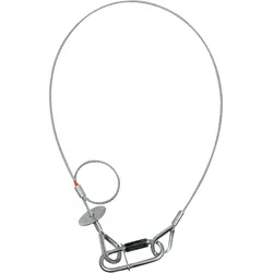 Saveking Safety Cable 3 mm - BGV-C1 WLL: 20 kg - 60 cm - Silber