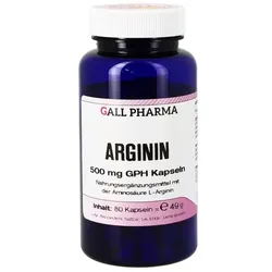 ARGININ 500 mg GPH Kapseln 80 St