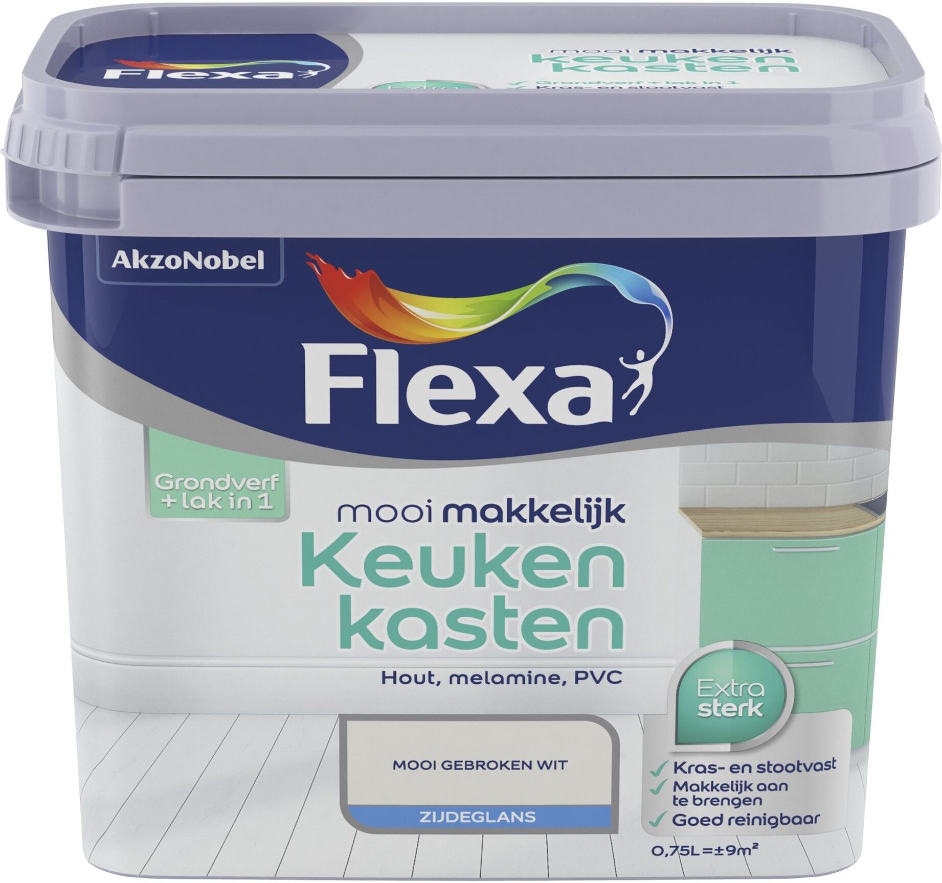 Flexa Mooi Makkelijk Keukenkasten - Gebroken Wit / RAL 9010