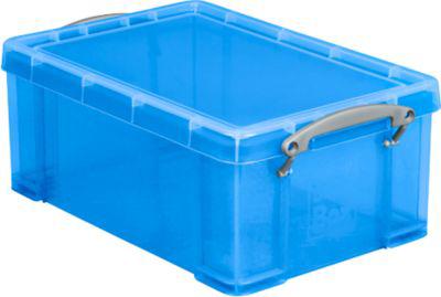 Box, Kunststoff, transparent blau, 9 l