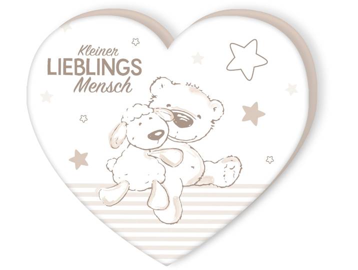 Dekokissen BABY BEST Kleiner Lieblingsmensch , bunt (bunt, bedruckt), B:29cm H:5cm L:33cm, Polyester, Dekokissen_Sitzkissen_Kissenhüllen, Dekokissen, hochfarbig bedruckt
