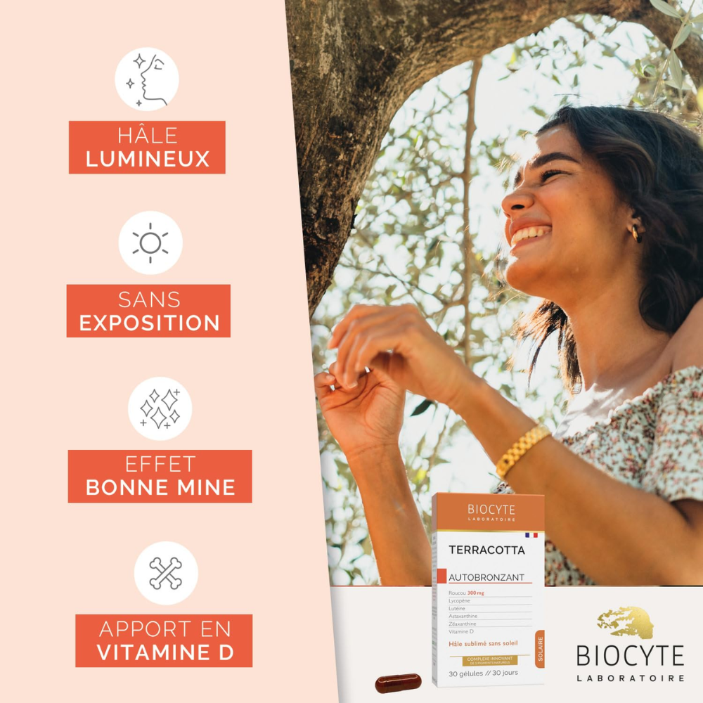 Biocyte Terracotta Autobronzant Food Supplement 90&nbsp;pills