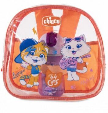 Chicco Zainetto 44 Gatti con Bottiglia Isolante – Rosa