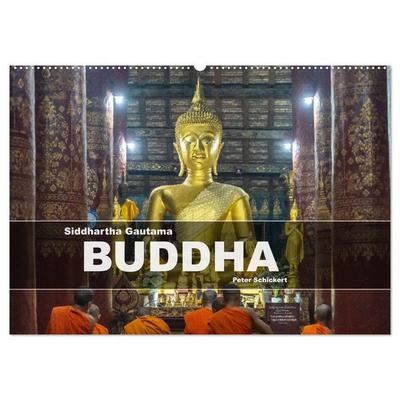Siddhartha Gautama - Buddha (Wandkalender 2027 DIN A2 quer), CALVENDO Monatskalender