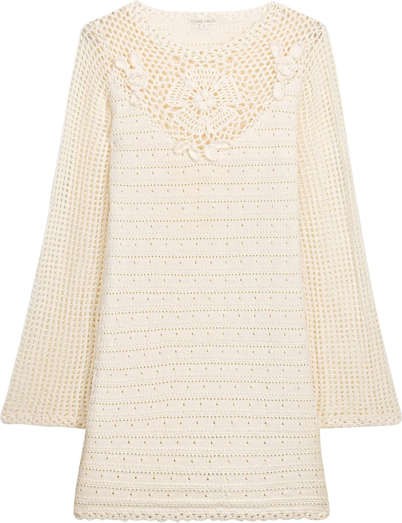 Louise Misha Robe Eleonora Coton Crème S