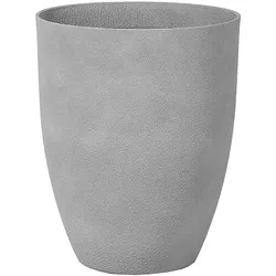 BLUMENTOPF hellgrau rund 43/43/52 cm Croton