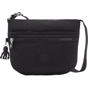 kipling Umhängetasche Arto S, Black Noir, Polyamid, schwarz, 5 Fächer, 25 x 21 cm