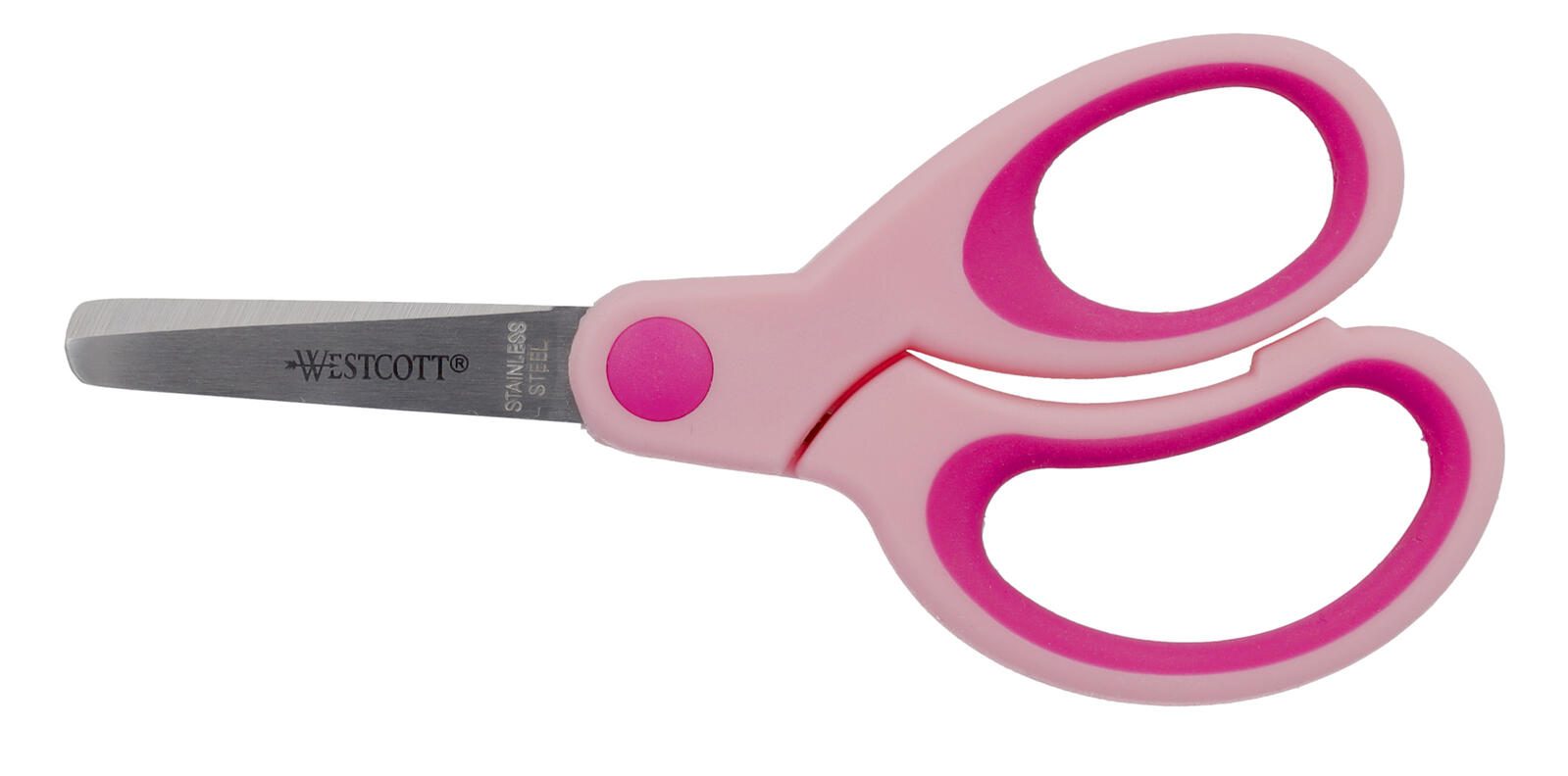 WESTCOTT Kinderschere Softgrip, pink, Rechtshänder E-21580 00