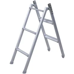 BusBoxx stepBoxx Klappleiter Aluminium 144 cm