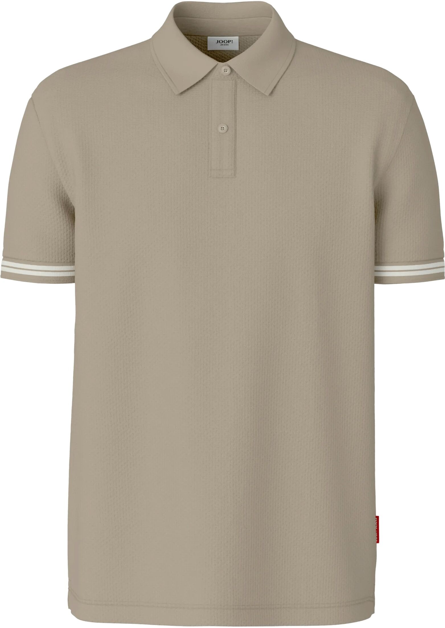Poloshirt JOOP JEANS "Phillius", Herren, Gr. XL, open braun, Jersey, Obermaterial: 100% Baumwolle, unifarben, normal, Bündchen, Shirts Poloshirt open braun XL