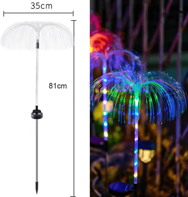 Uplift Curations LED Solar Jellyfish Garden Lights Waterproof Outdoor Solar Yard & Pathway Decorative Lamps color And Color