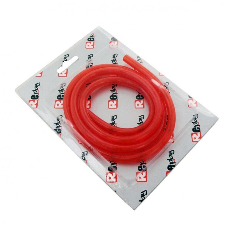 Durite essence Replay 5x9 transparent rouge 1m