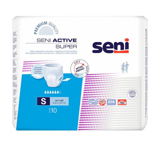 Seni Active Super Small - 8 paquets de 10 protections