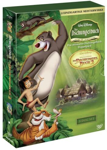 Wolfgang Reitherman - Das Dschungelbuch (Platinum Edition) / Das Dschungelbuch 2 [3 DVDs] - Preis vom 11.10.2026 03:10:56 h