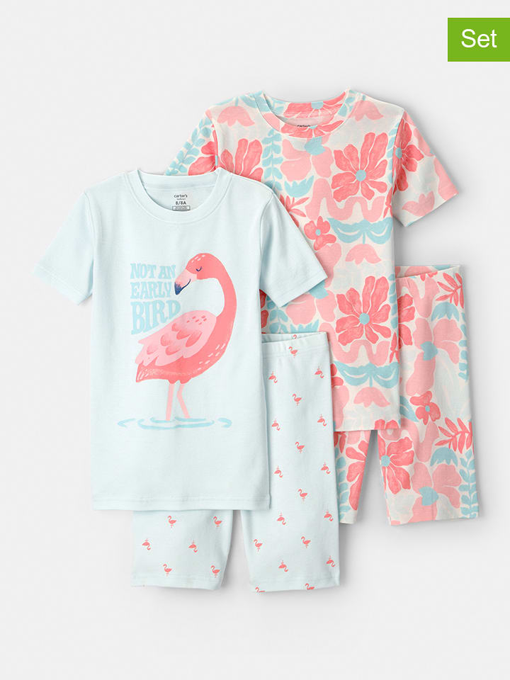 carter's 2er-Set: Pyjamas in Hellblau - 116