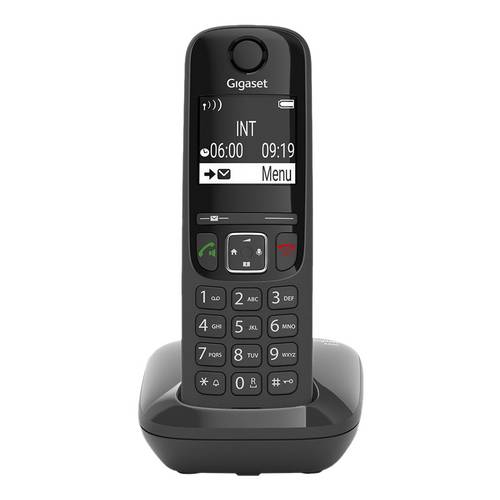 Gigaset AS690 - Schnurlostelefon mit Rufnummernanzeige - ECO DECT/GAP - Schwarz