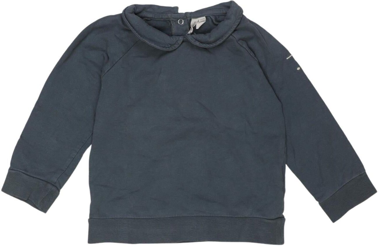 Gray Label Mädchen Kapuzenpullover oder Sweater, Blau, Gr. EU 92, Baumwolle - Second Hand