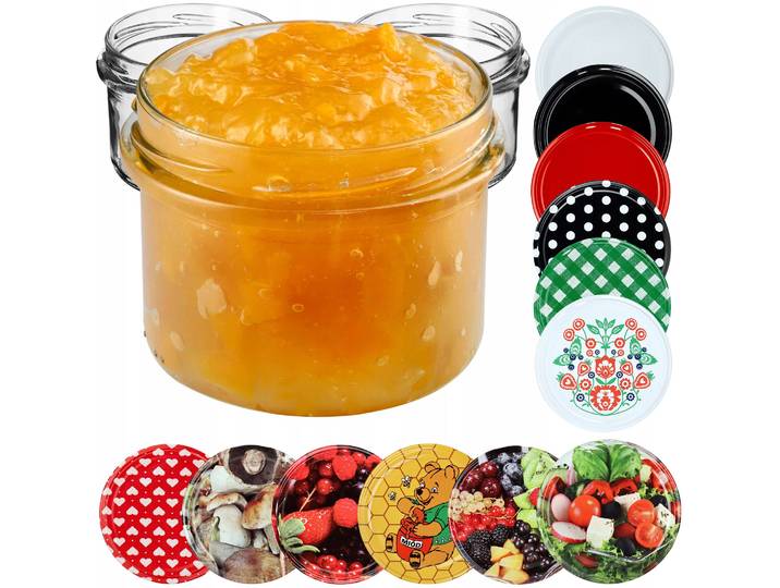 KADAX – pots préparés au miel de 235 ml, pour bougies, bouchons à vis en verre, 10 pièces, Fi82