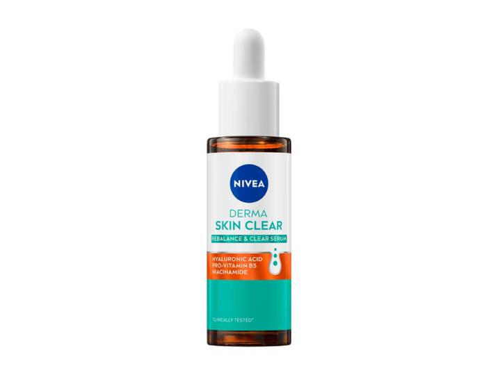 NIVEA Derma Skin Clear Serum Gezicht - Zuiverend &amp; Kalmerend Gezichtsserum - Skincare Met Hyaluronzuur en Niacinamide - 30 ml