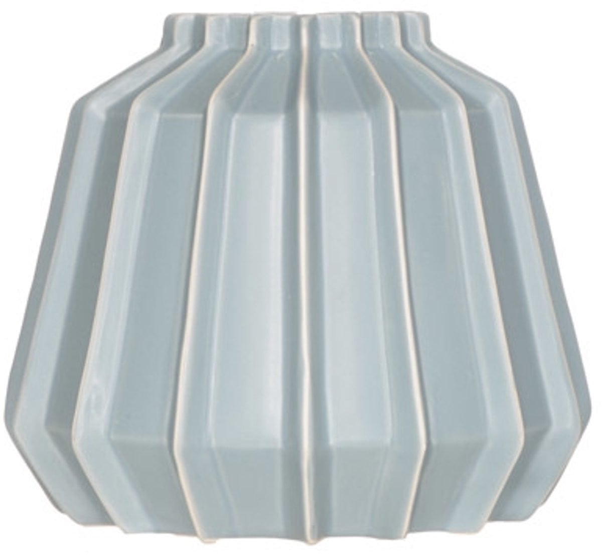 Cosy @ Home Moderne Blauwe Keramische Vaas