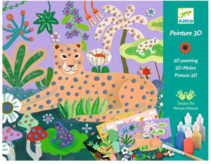 Peinture 3D : Forêt tropicale - Djeco