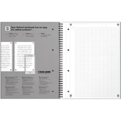 Oxford, Heft + Block, Notizbuch (A4+, Kariert, Harter Einband)